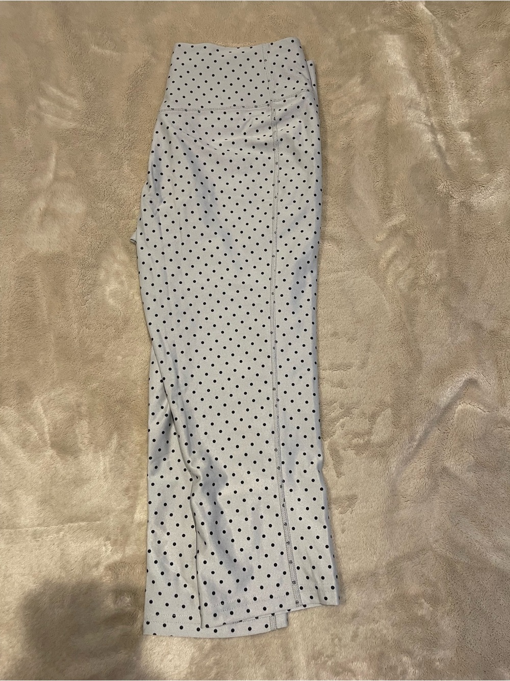 Women's Gray Polka Dot Yoga pants